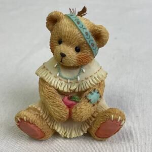 Vintage 1994 Cherished Teddies Winona 617172 Little Fair Feather Friend Bear